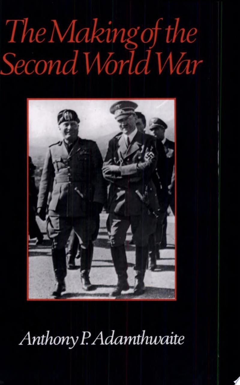The Making of the Second World War