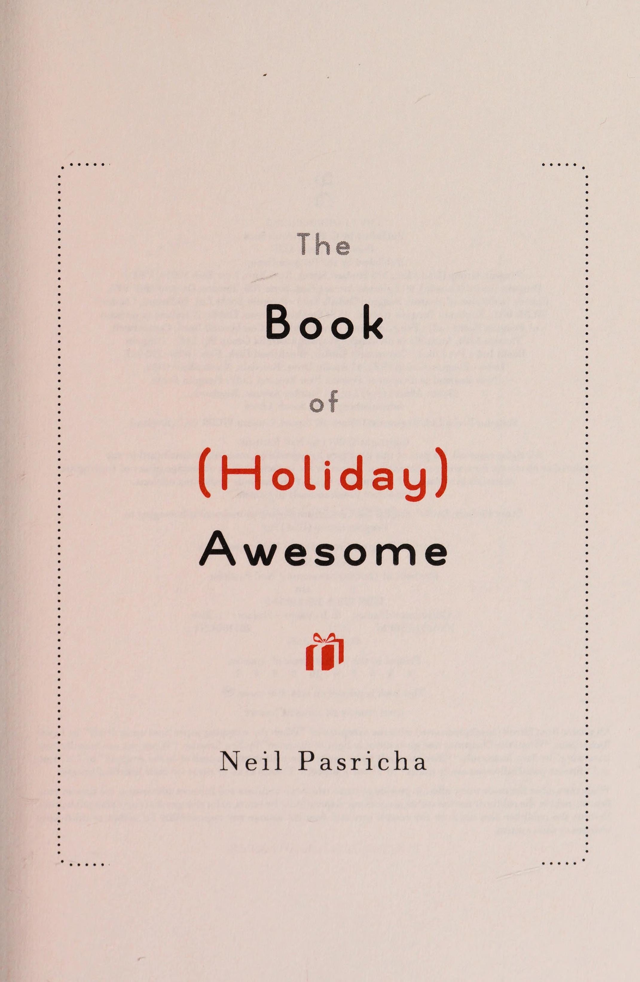 The book of (holiday) awesome