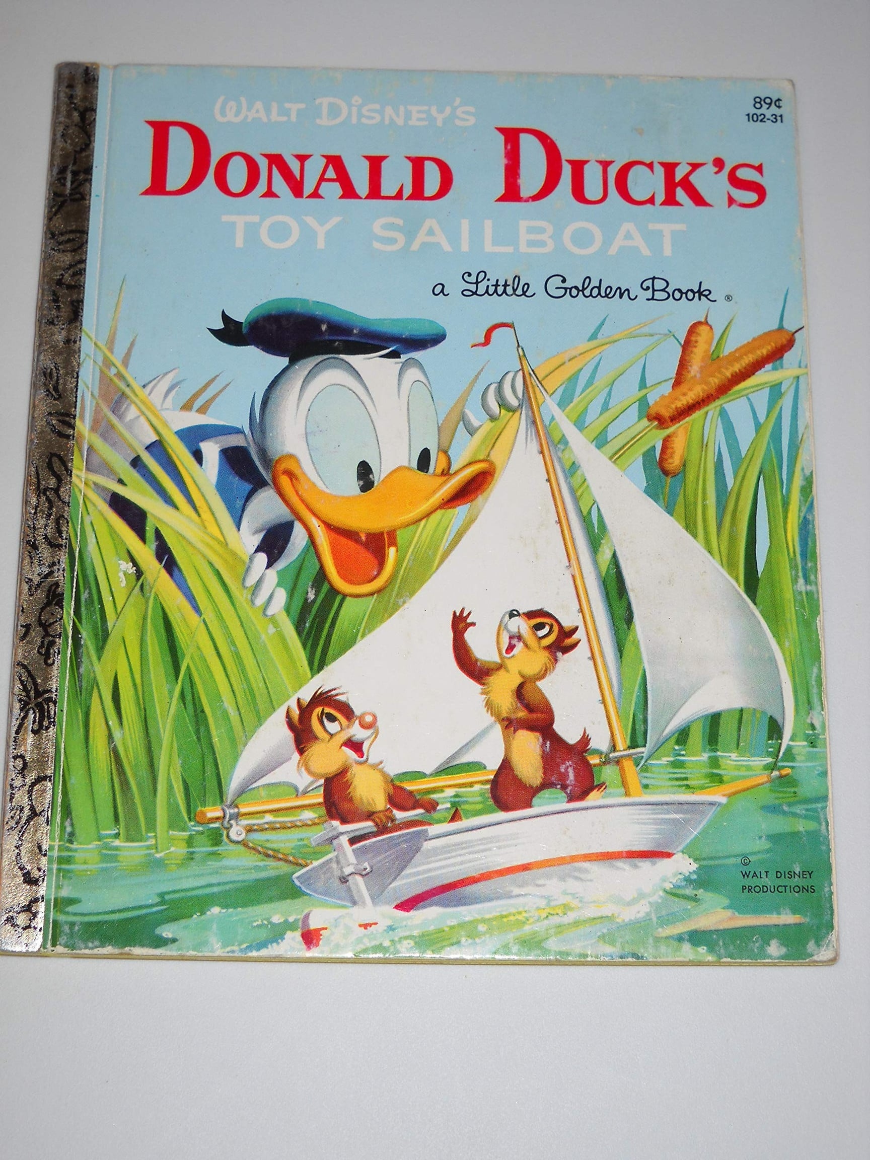 Walt Disney's Donald Duck's toy sailboat