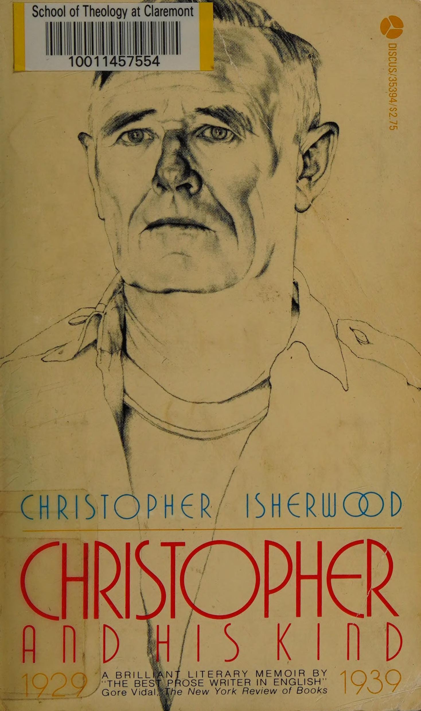 Christopher and His Kind: 1929-1939